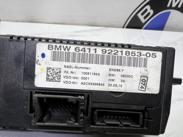 64119221853 BMW Блок управления режимами отопления/кондиционирования купить в Запорожье