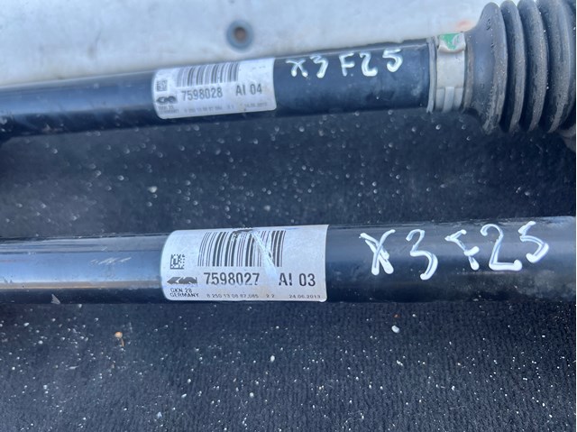 7598028 BMW Правая полуось купить в Черкассы