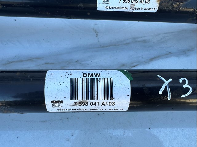 BMW 7598041 Полуось задняя левая в наличии Ирпень