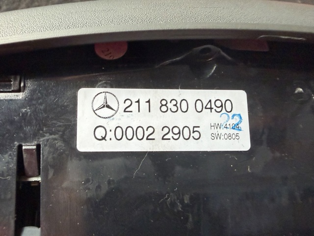 MERCEDES 2118300490 Блок управления кондиционером в наличии Киев