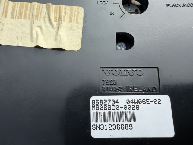 8682734 VOLVO Блок управления режимами отопления/кондиционирования купить в Черновцы