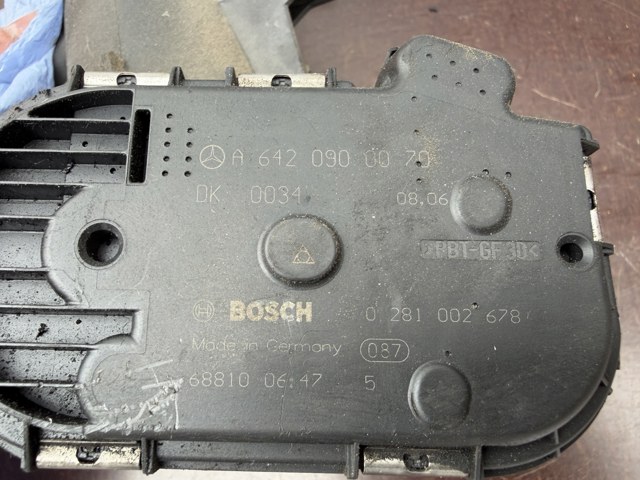 Заслонка воздушная A6420900070 MERCEDES
