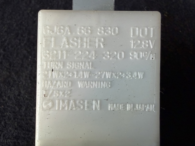 Автомобильные реле поворотов GJ6A66830 MAZDA