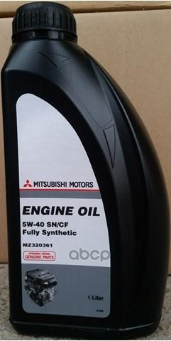 Олива моторна синтетична mitsubishi "engine oil 5w-40", 1л MZ320361