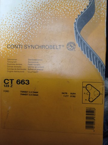 CONTINENTAL CT663 Ремень ГРМ в наличии Ровно