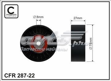 Ролик натяжителя ремня агрегатов Audi A8 D3