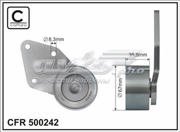Ведуший ролик ГРМ Фиат Дукато I
