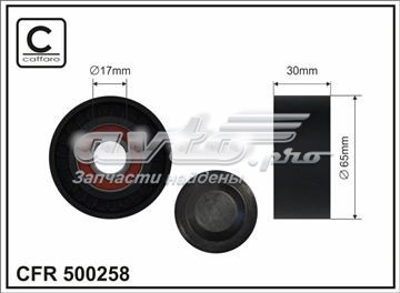 Ролик натяжителя ремня агрегатов 500258 CAFFARO