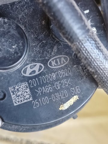 2510003HZ0 HYUNDAI Помпа водяная (насос) охлаждения, дополнительный электрический купить в Тернополь