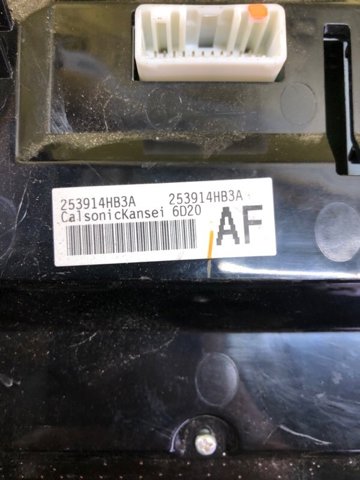 Дисплей бортового компьютера 253914HB3A NISSAN