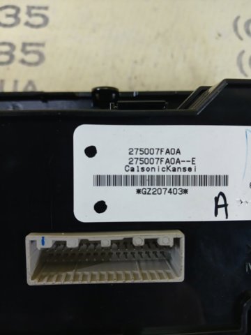 Механизм управления кондиционером 275007FA0A NISSAN
