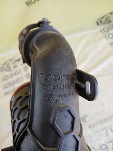 31474787 VOLVO Патрубок воздушный, вход в турбину (наддув) купить в Житомир