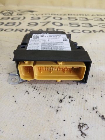 4M0959655A Модуль-процессор управления подушкой безопасности (ЭБУ AIRBAG) купить Николаев