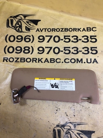 Козырек солнцезащитный автомобиля 51168062217 BMW