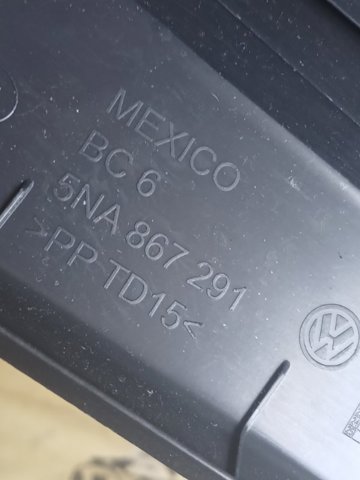 Обшивка стойки кузова внутренняя, средняя нижняя левая 5NN86729182V VAG