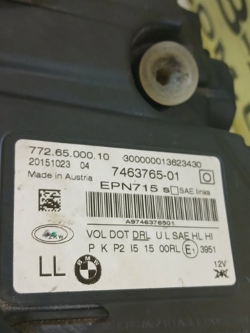 Основная фара в сборе левая 63117408705 BMW