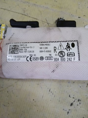 80A880242F Подушка безопасности (AIRBAG) спинки сиденья правого купить Винница