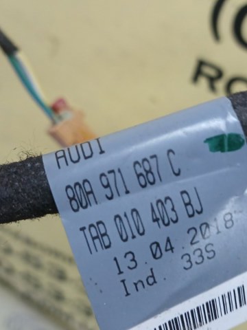 Жгут проводов задней двери 80A971687C VAG