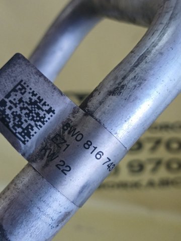 8W0816743BP Шланг кондиционера, от испарителя к компрессору купить Тернополь