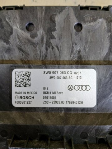 8W0907063CG Модуль управления (ЭБУ) бортовой сетью купить Украина