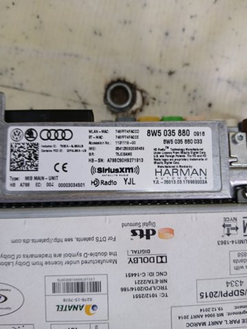 8W5035880 VAG Блок управления навигацией купить в Кривой Рог