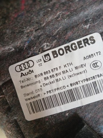 VAG 8W8863879F Облицовка багажного отсека левая в наличии Винница