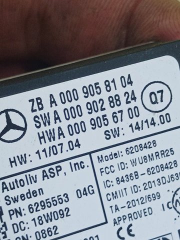 MERCEDES A0009058104 Радарный датчик дистанции в наличии Полтава