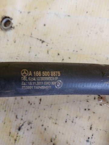 A1665008875 MERCEDES Патрубок системы охлаждения купить в Николаев