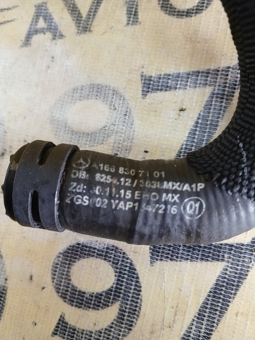 MERCEDES 1668307101 Шланг (патрубок) системы охлаждения в наличии Николаев