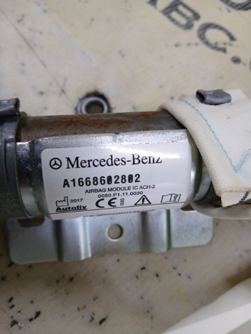 Подушка безопасности, сбоку правая A1668602802 MERCEDES