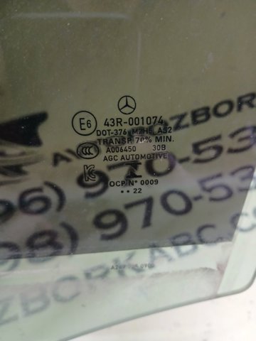 A2477250900 Стекло двери передней левой купить Винница