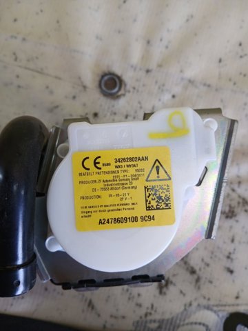 A24786091009C94 MERCEDES Ремень безопасности задний правый купить в Харьков