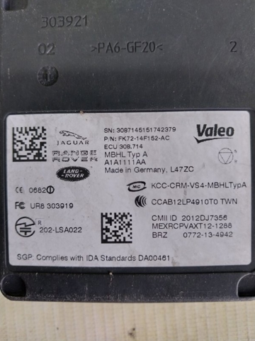 LAND ROVER FK7214F152AC в наличии Павлоград