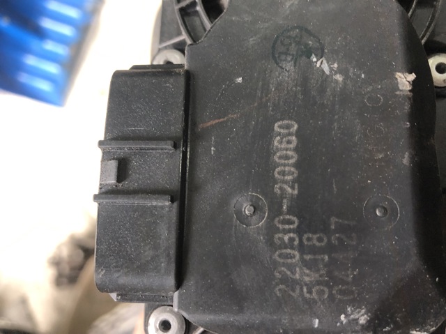TOYOTA 2203020060 Дроссельная заслонка в сборе в наличии Черновцы