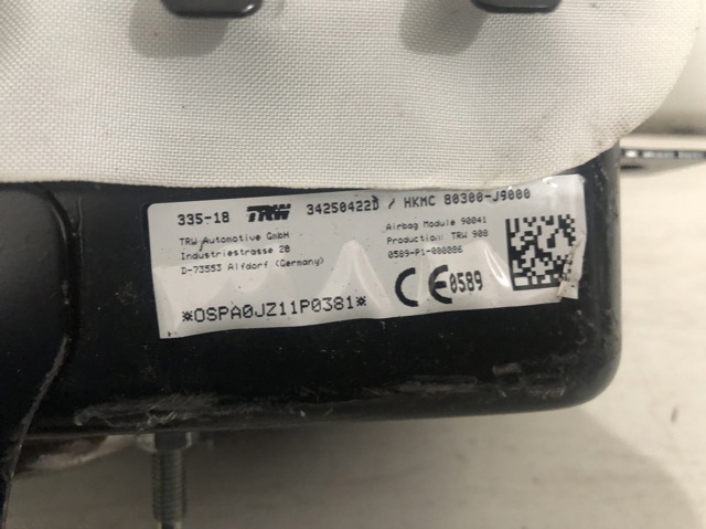 80300J9000 Подушка безопасности (AIRBAG) пассажирская купить Житомир