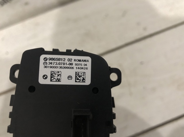9865812 BMW Переключатель света фар на "торпедо" купить в Одесса