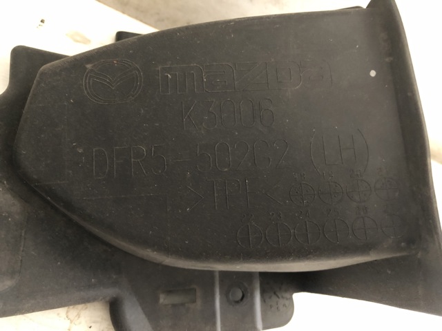 DFR5502G2 Дефлектор переднего бампера левый купить Харьков