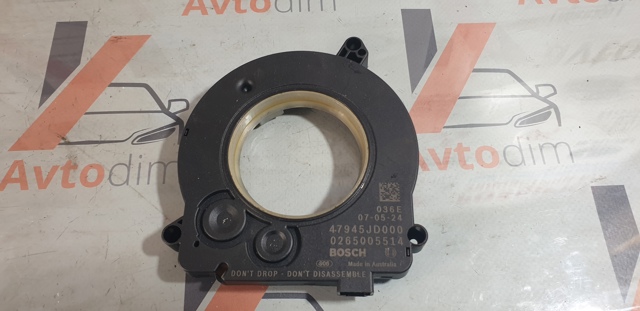 Датчик угла поворота рулевого колеса 47945JD000 NISSAN