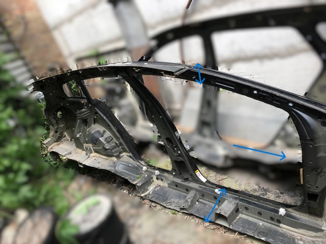 6113205050 TOYOTA Стойка кузова передняя левая купить в Винница