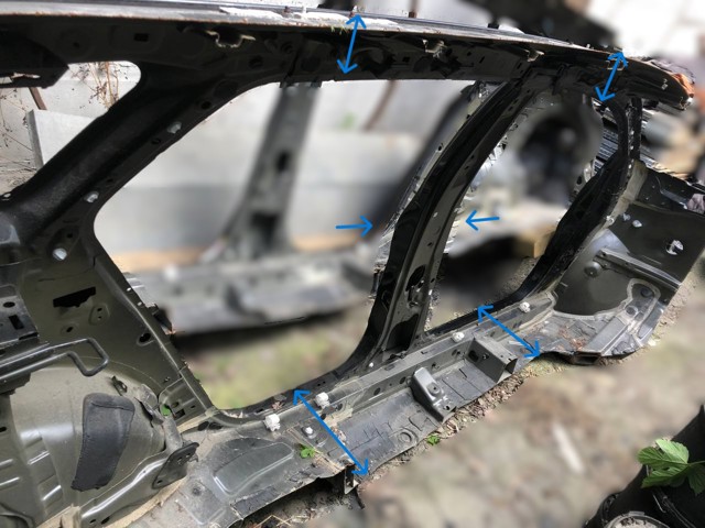 6131205040 TOYOTA Стойка кузова центральная левая купить в Украина