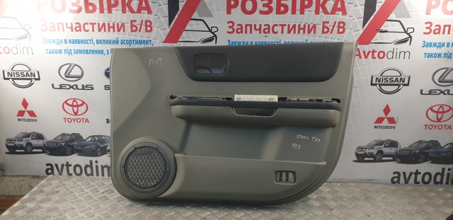 Обшивка-облицовка передней двери, правой, внутренняя 80900EQ300 NISSAN