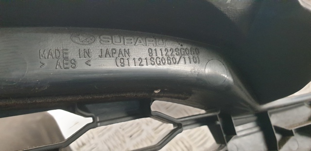 Облицовка радиатора 91121SG060 SUBARU