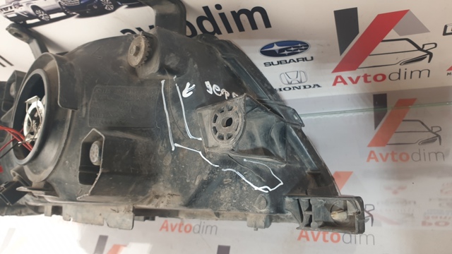 Основная фара в сборе левая MR508985 MITSUBISHI
