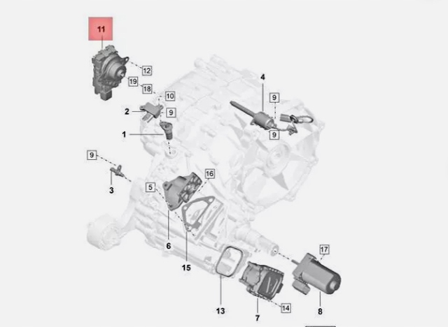 PORSCHE 0ME325835H Механизм переключения передач (кулиса, селектор) в наличии Киев
