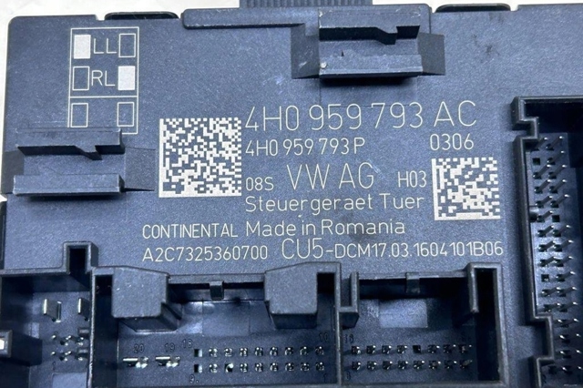 4H0959793AC PORSCHE Блок комфорта передней двери купить в Днепр