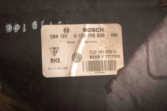 7L0959455C PORSCHE Электровентилятор охлаждения в сборе (мотор+крыльчатка) левый купить в Хмельницкий