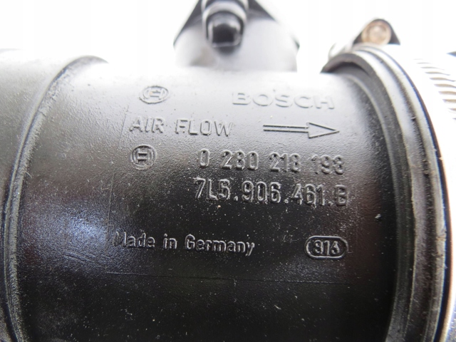 7L5906461B PORSCHE Датчик потока (расхода) воздуха, расходомер M.A.F. - (Mass Airflow) купить в Кривой Рог
