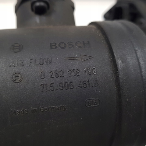7L5906461B PORSCHE Датчик потока (расхода) воздуха, расходомер M.A.F. - (Mass Airflow) купить в Харьков
