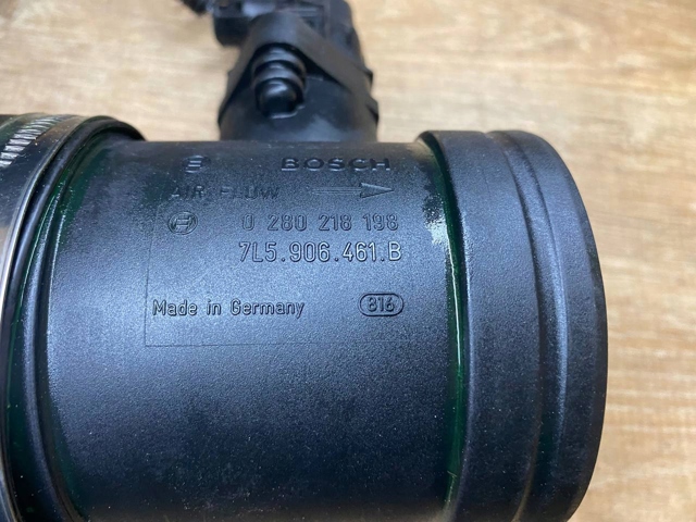 7L5906461B PORSCHE Датчик потока (расхода) воздуха, расходомер M.A.F. - (Mass Airflow) купить в Павлоград