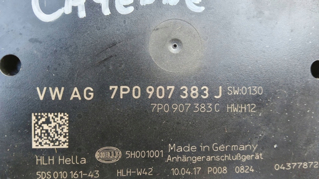 PORSCHE 7P0907383J Блок управления фаркопом в наличии Винница